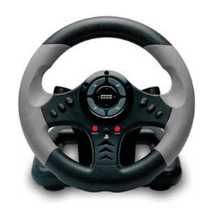 Volante Racing Wheel 3 Hori -Licencia Oficial Sony- (Reacondicionado) <NO USAR>