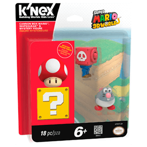 Pack de 3 Figuras Mario KNEX: Cannon Box Mario
