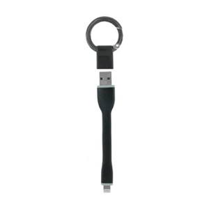 Llavero Cable carga y sincro iPhone Big Ben Negro