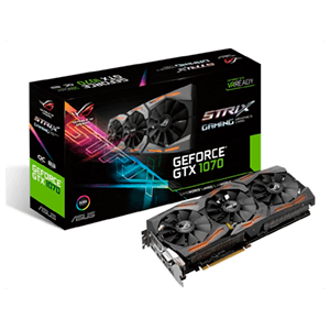 ASUS GeForce GTX 1070 Strix OC 8GB GDDR5 - Tarjeta Gráfica Gaming