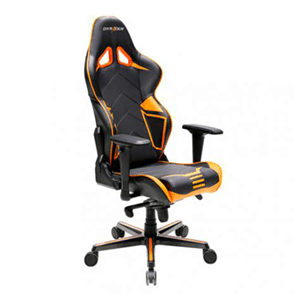 Dxracer Fseries Ohrv131no silla gaming negronaranja rv131 y asiento acolchado respaldo imitación piel racing pro r131no hasta 115 kg elevador 4