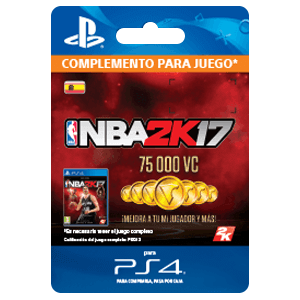 75 000 Vc Nba 2k17 Ps4 Prepagos Game Es