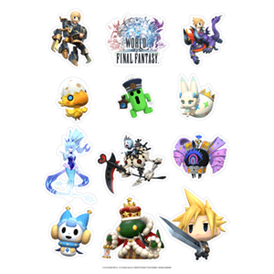 Kit Pegatinas World of Final Fantasy Kit Pegatinas World of Final Fantasy