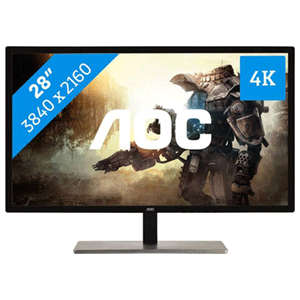 AOC U2879VF 28´´ - LED TN - 4K UHD - 60Hz - 1 ms - Freesync - Monitor Gaming para PC Hardware en GAME.es