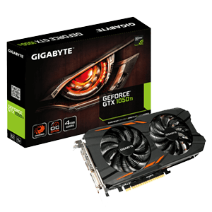 GIGABYTE GeForce GTX 1050 Ti Windforce OC 4GB GDDR5
