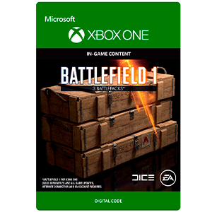 Battlefield 1: Battlepack X 3 Xbox One