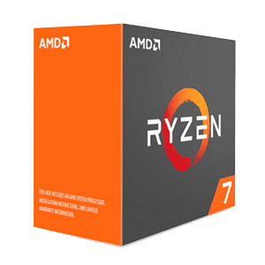 AMD Ryzen 7 1800X 8X40GHZ 20MB Caja  - Microprocesador