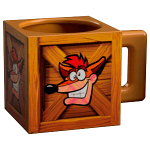 Taza Crash Bandicoot: Caja Crash
