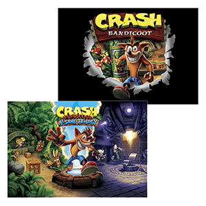 Crash Bandicoot N.Sane Trilogy - Póster doble cara Crash Bandicoot N.Sane Trilogy - Póster doble cara