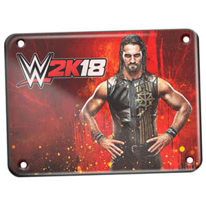 WWE 2K18 - Placa metálica WWE 2K18 - Placa metálica