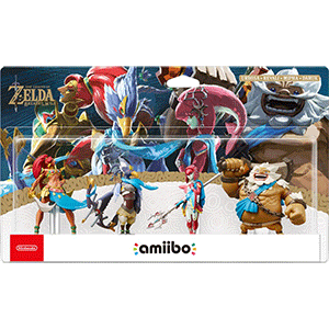 Pack 4 amiibo Zelda BOTW Daruk Mipha Revali y Urbosa para New Nintendo 3DS, Nintendo 3DS, Nintendo Switch, Wii U en GAME.es