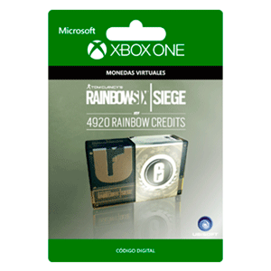 Rainbow Six Siege Currency pack 4920 Rainbow Credits XONE