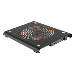 Trust GXT 277 - Cooler Portátil 17" Con HUB USB LED Rojo - Reacondicionado