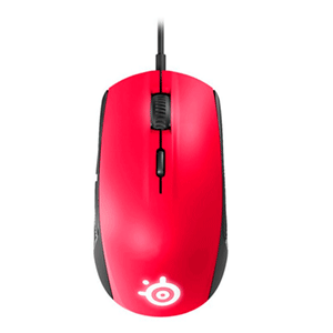 SteelSeries Rival 100 Forged Rojo 4000 DPI RGB Ambidiestro - Ratón Gaming