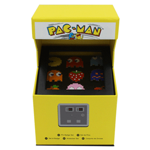 Pac-Man Arcade Pin Badge Set