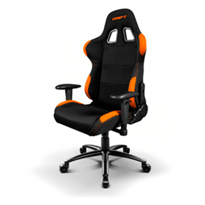 DRIFT DR100 Negro-Naranja Tela - Silla Gaming
