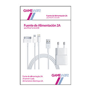 Fuente Alimentación 2A smartphone GAMEware