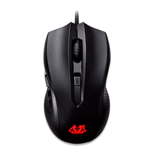 ASUS Cerberus Gaming Mouse 2500 DPI Ambidiestro LED Rojo - Ratón Gaming