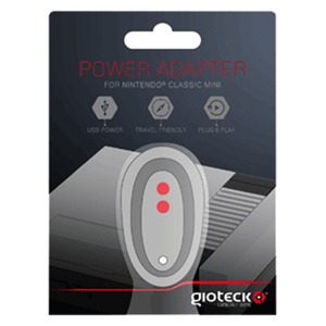 Adaptador Corriente Gioteck para Nintendo Classic Mini NES