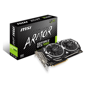 MSI GeForce GTX 1060 Armor OC 6GB