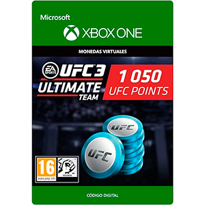 Ufc 3: 1050 Ufc Points Xbox One