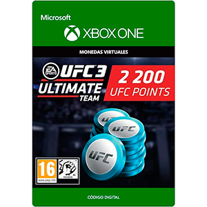 Ufc 3: 2200 Ufc Points Xbox One