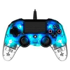 Mando Nacon Con Cable y Luz Azul - Licencia Oficial Sony