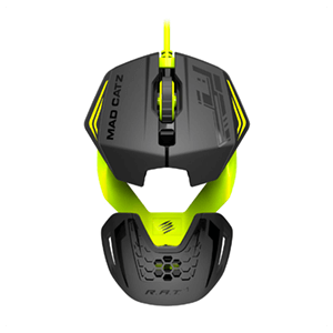 Mad Catz R.A.T 1 Negro - Amarillo - Ratón Gaming