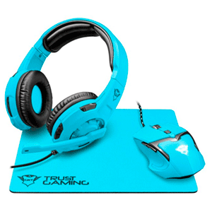 Trust GXT 790 Spectra Gaming Bundle Azul - Pack Gaming