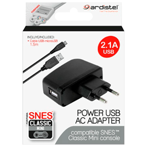 Adaptador Corriente Ardistel para Nintendo Classic Mini Super NES
