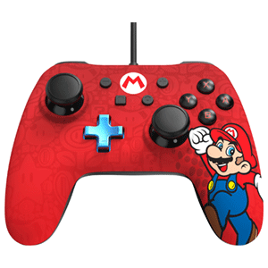 Controller con Cable PowerA Iconic Mario -Licencia oficial-
