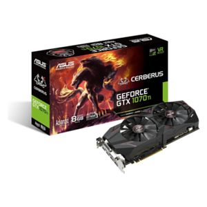 ASUS Cerberus GeForce GTX 1070 Ti 8GB GDDR5 - Tarjeta Gráfica Gaming