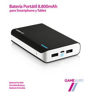 Batería Portátil 8800mAh GAMEware
