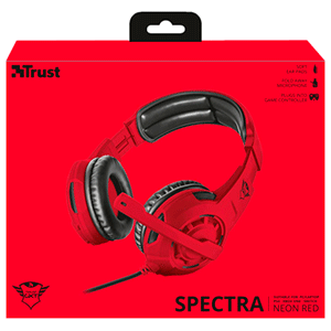 Auriculares Trust GXT310-SR Spectra Red PS4-XONE-NSW-PC