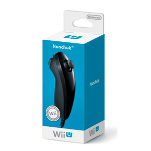 Mando Wii U Nunchako Negro