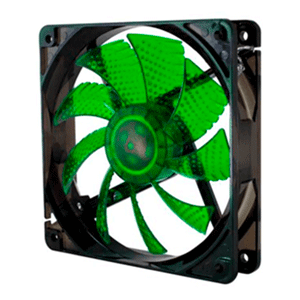 NOX Coolfan 120 LED Ventilador 12 cm Negro, Verde NOX Coolfan 120 LED Ventilador 12 cm Negro, Verde