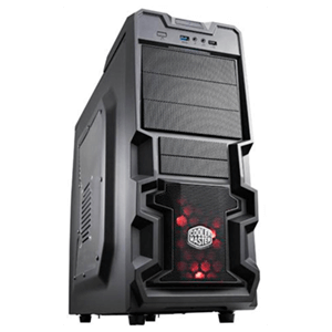 Cooler Master K380 Negra LED Rojo - Ventana - ATX Mid Tower Cooler Master K380 Negra LED Rojo - Ventana - ATX Mid Tower