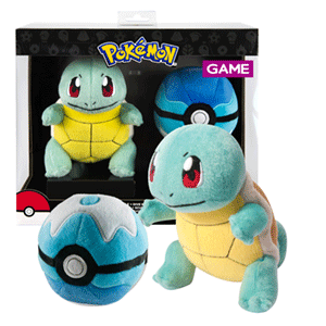 Peluche Pokemon: Squirtle con Buceo Ball