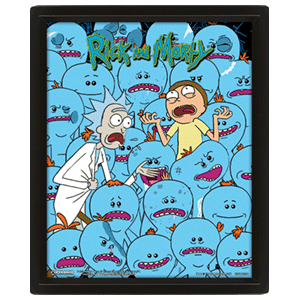Cuadro 3D Rick & Morty: Mr. Meeseeks