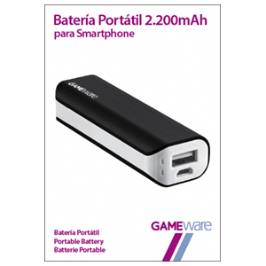 Batería Portátil 2200mAh GAMEware