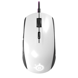 SteelSeries Rival 100 RGB Blanco 4000 DPI Ambidiestro - Ratón Gaming