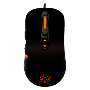 KROM Koban 4000 DPI Ambidiestro LED Naranja