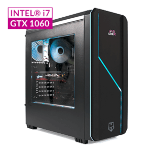 GAMEPC Evolution GE20W i7-6700 - GTX 1060 - 16GB - 1TB HDD + 275GB SSD - W10