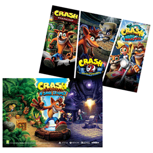 Crash Bandicoot N.Sane Trilogy - Póster 2018 Crash Bandicoot N.Sane Trilogy - Póster 2018