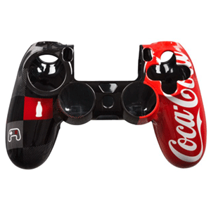 Carcasa para mando PS4 Coca-Cola