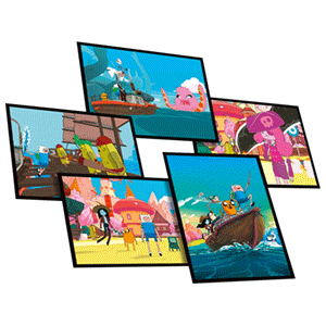 Set 5 postales A5 Hora de Aventuras Set 5 postales A5 Hora de Aventuras