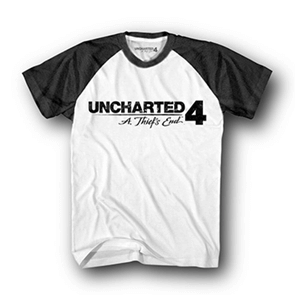 Camiseta Uncharted 4 Logo Talla L(REACONDICIONADO) <NO USAR>