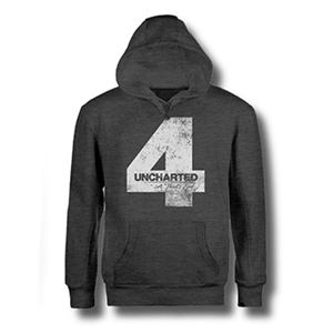 Sudadera Uncharted 4 Gris Four Talla L