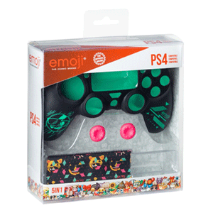 Kit 5 Accesorios mando PS4 Emoji 2018