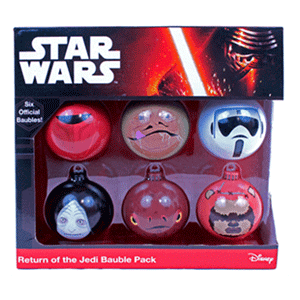 Bolas de Navidad Star Wars: El Retorno del Jedi (REACONDICIONADO) <NO USAR>